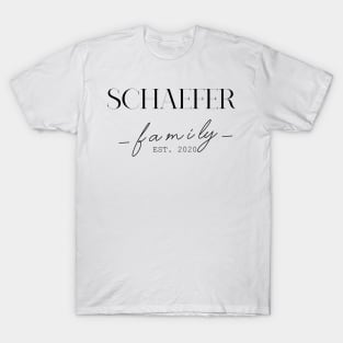 Schaefer Family EST. 2020, Surname, Schaefer T-Shirt